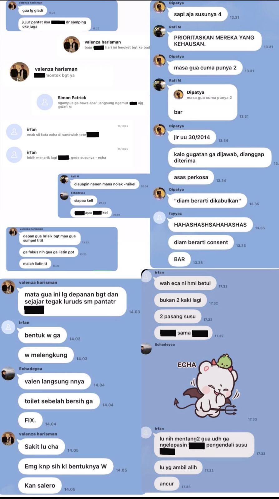 Skandal Chat Mesum Guncang FH UI, 16 Mahasiswa Diduga Lakukan Pelecehan Seksual Verbal - Foto 1