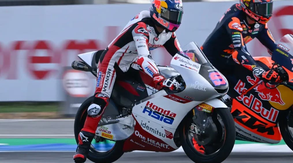 Veda Ega Pratama Cetak Sejarah! Jadi Pembalap Indonesia Pertama yang Naik Podium Moto3