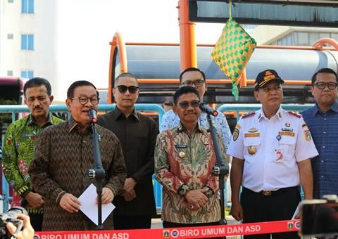 Transjabodetabek SH2 Diluncurkan, Gubernur Pramono: Transportasi Terjangkau dari Pusat Kota ke Bandara