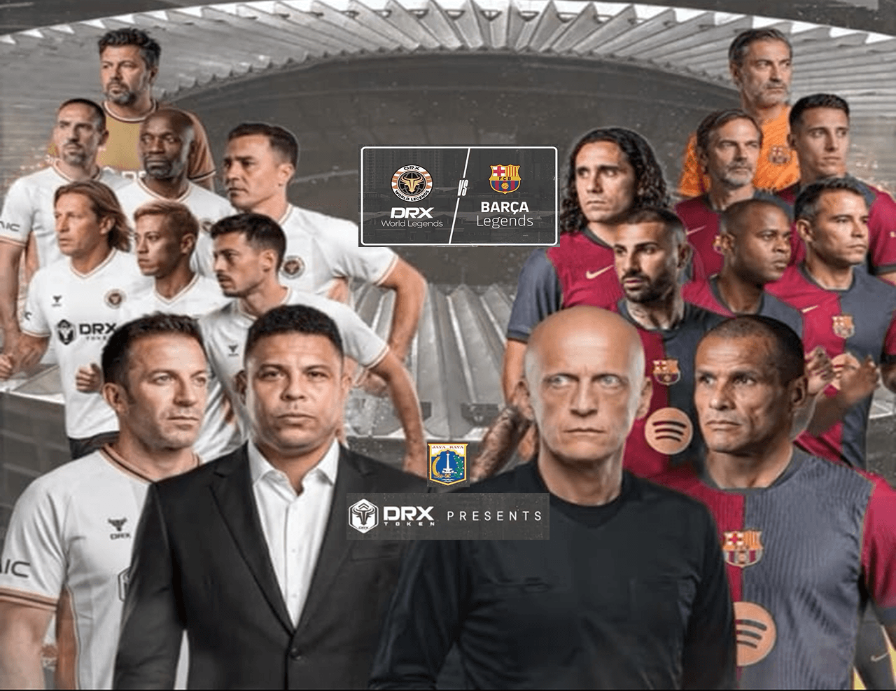 Clash of Legends 2026 di GBK: Barcelona Legends vs DRX World Legends, Nostalgia Besar di HUT ke-500 Jakarta
