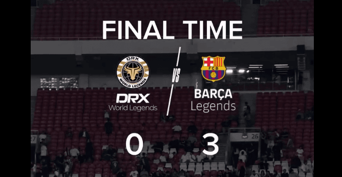 Barcelona Legends Menang 3-0 atas DRX World Legends di GBK, Panggung Nostalgia Sepak Bola Dunia - Foto 1