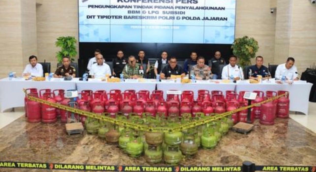 Polri Bongkar Ratusan Kasus BBM-LPG Subsidi, Kerugian Capai Rp243 Miliar