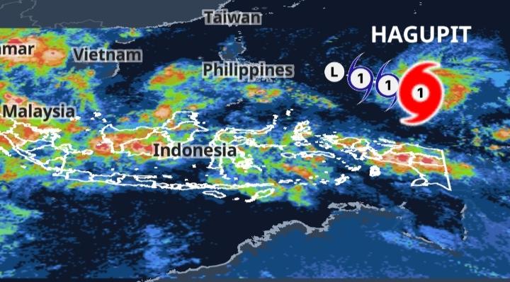 BMKG Deteksi Siklon Tropis Hagupit, Maluku hingga Papua Waspada Gelombang Sedang