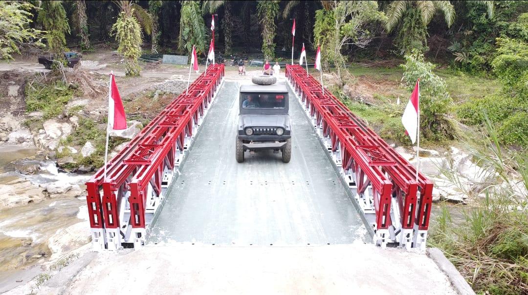 Jembatan Dolok Maraja Rampung, Aktivitas dan Mobilitas Warga Pulih