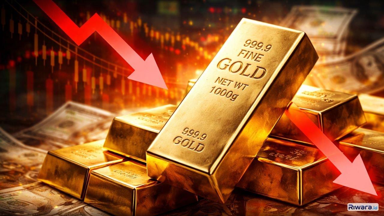 Harga Emas Dunia Melemah, Konflik AS–Iran Jadi Sorotan Pasar