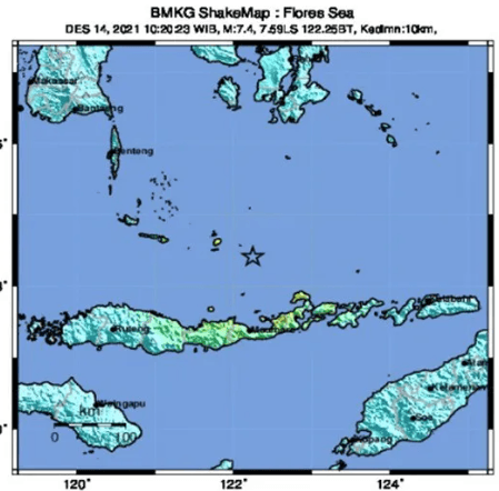 Gempa bumi M 4,7 guncang Flores timur, beberapa rumah warga rusak