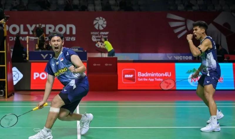 Sabar/Reza Lolos Dramatis ke 16 Besar Indonesia Open 2026, Siap Hadapi Ganda Muda Tiongkok