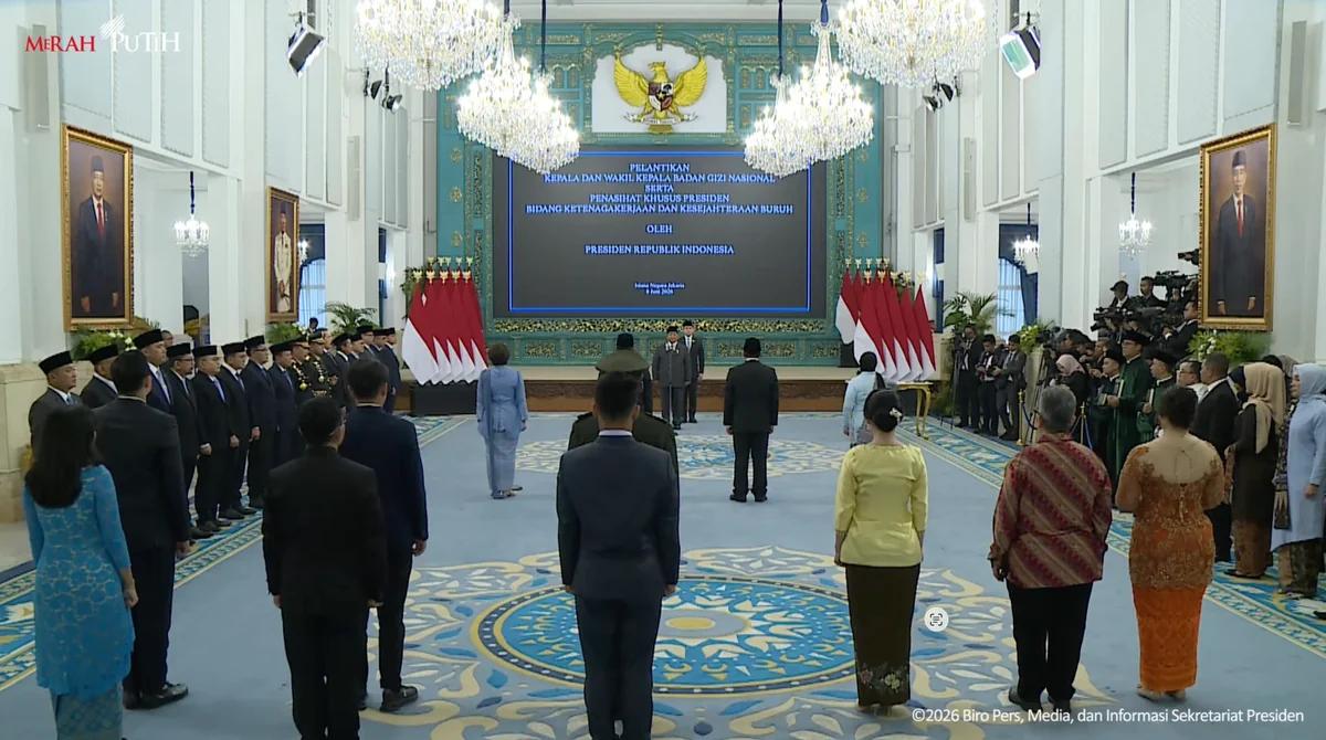 Presiden Prabowo Lantik Pejabat, Berikut Daftar Pejabat yang Dilantik