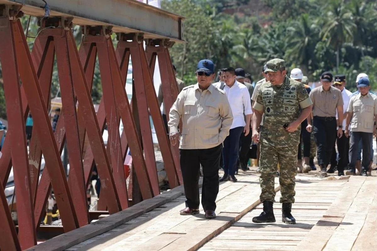 Prabowo Resmikan 3.395 Jembatan Merah Putih Presisi di Berbagai Daerah