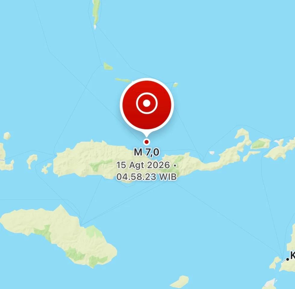 Gempa M7,7 Guncang NTT, BMKG Peringatkan Ancaman Tsunami hingga Sulsel