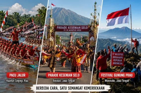Bukan Cuma Panjat Pinang, Begini Cara Unik Daerah Merayakan Kemerdekaan