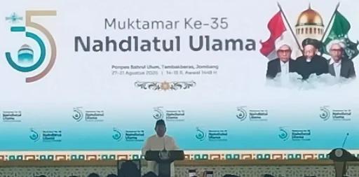 Setelah Buka Muktamar NU, Prabowo Kembali ke Jombang Hadiri Penutupan