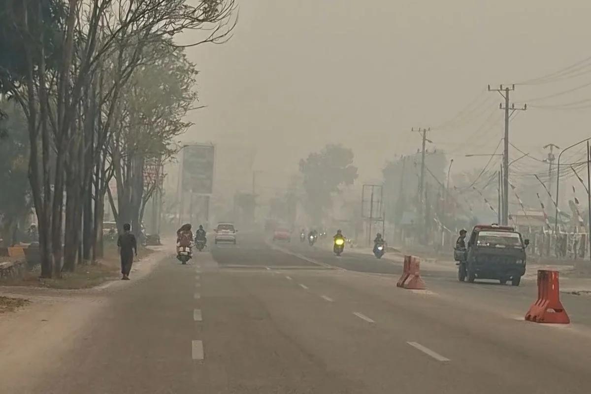 Kabut Asap Karhutla Masih Tebal, PJJ Palangka Raya Diperpanjang Hingga 9 September