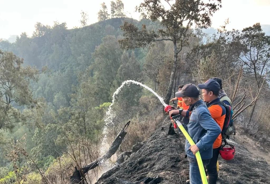 Karhutla Kepung Empat Gunung Jawa Timur, Asap Tebal Masih Terpantau