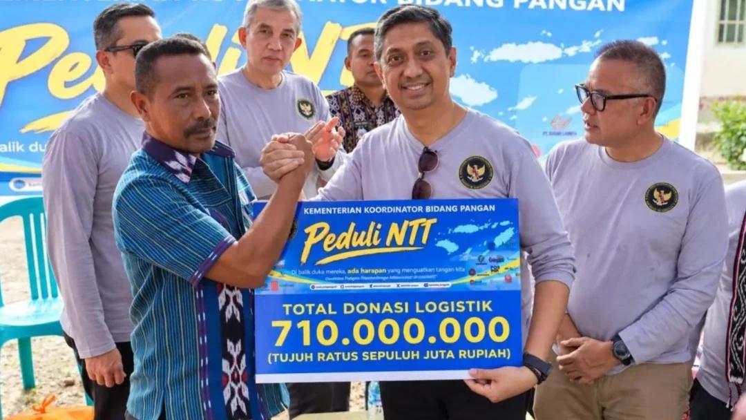 Lewat Sahabat Pangan Peduli, Kemenko Pangan Bantu Korban Gempa NTT Rp1,7 Miliar