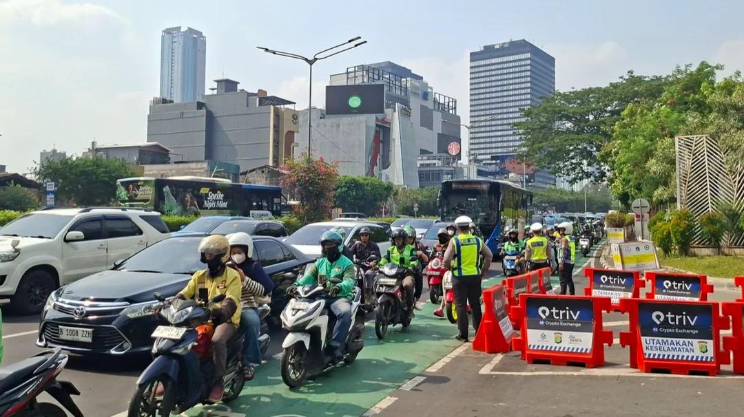 Jelang Demo, Polisi Siapkan Rekayasa Lalu Lintas Sudirman-Thamrin