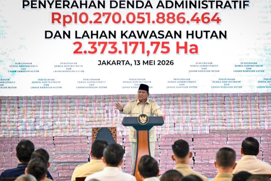 Penyerahan Denda Administratif, Presiden Prabowo Pastikan Kekayaan Negara Kembali untuk Rakyat