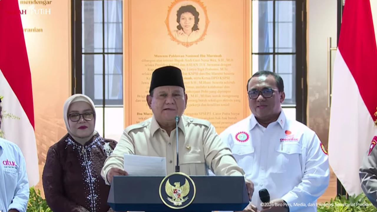 Dedikasi untuk Buruh, Presiden Prabowo Resmikan Museum Marsinah di Nganjuk