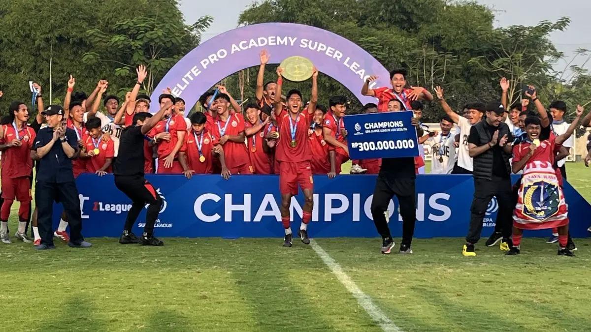 Persija U-20 Juara EPA, Kemayoran Muda Bekuk Malut United Jadi Ajang Final Balas Dendam Junior