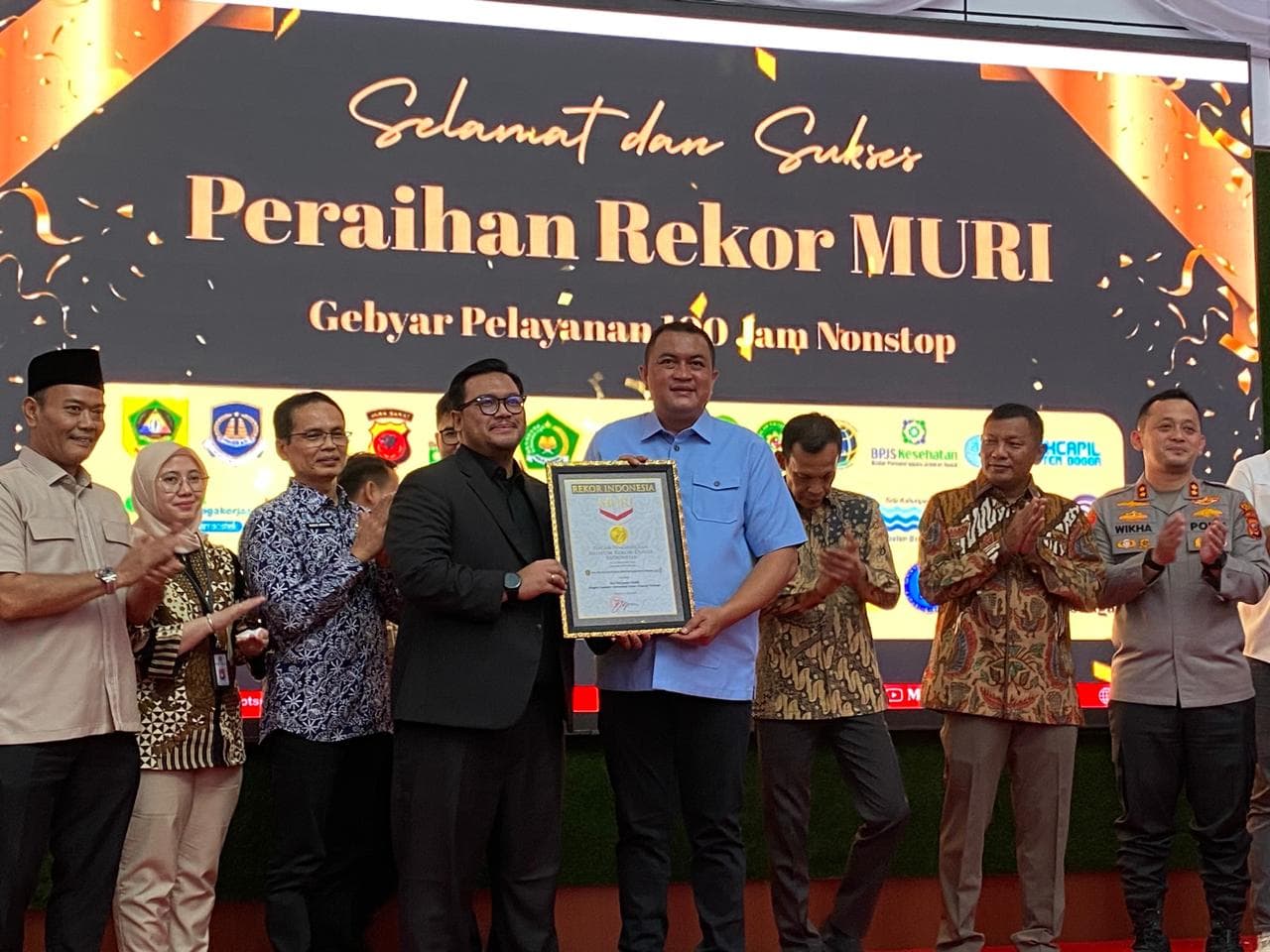 Bogor Pecahkan Rekor MURI, Layanan Publik 100 Jam Nonstop Jadi Evaluasi Peningkatan Layanan