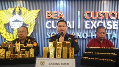 Bea Cukai Gagalkan Penyelundupan Emas Rp45 Miliar ke Hong Kong di Bandara Soekarno-Hatta