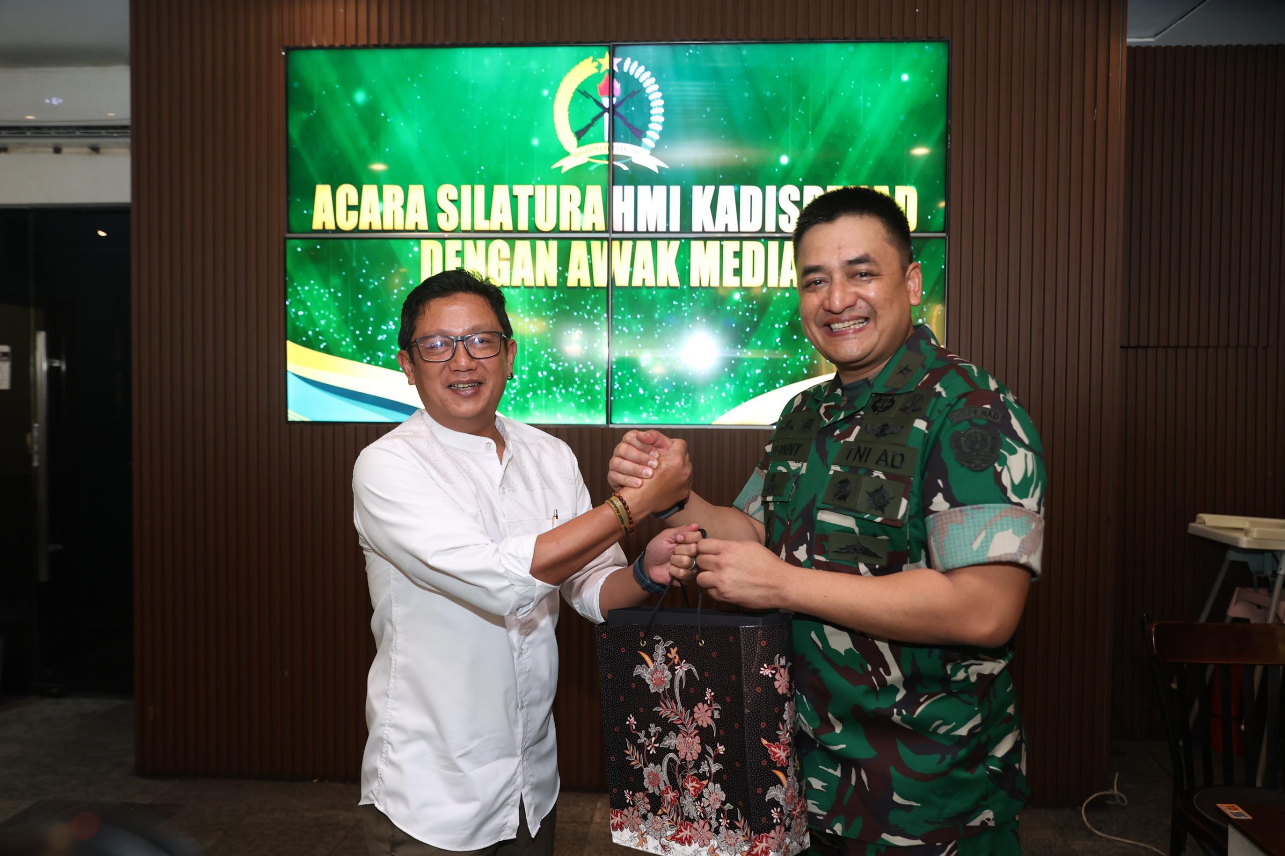 Perkuat Sinergi Informasi Publik, Dispenad Gelar Silaturahmi Bersama Media Massa