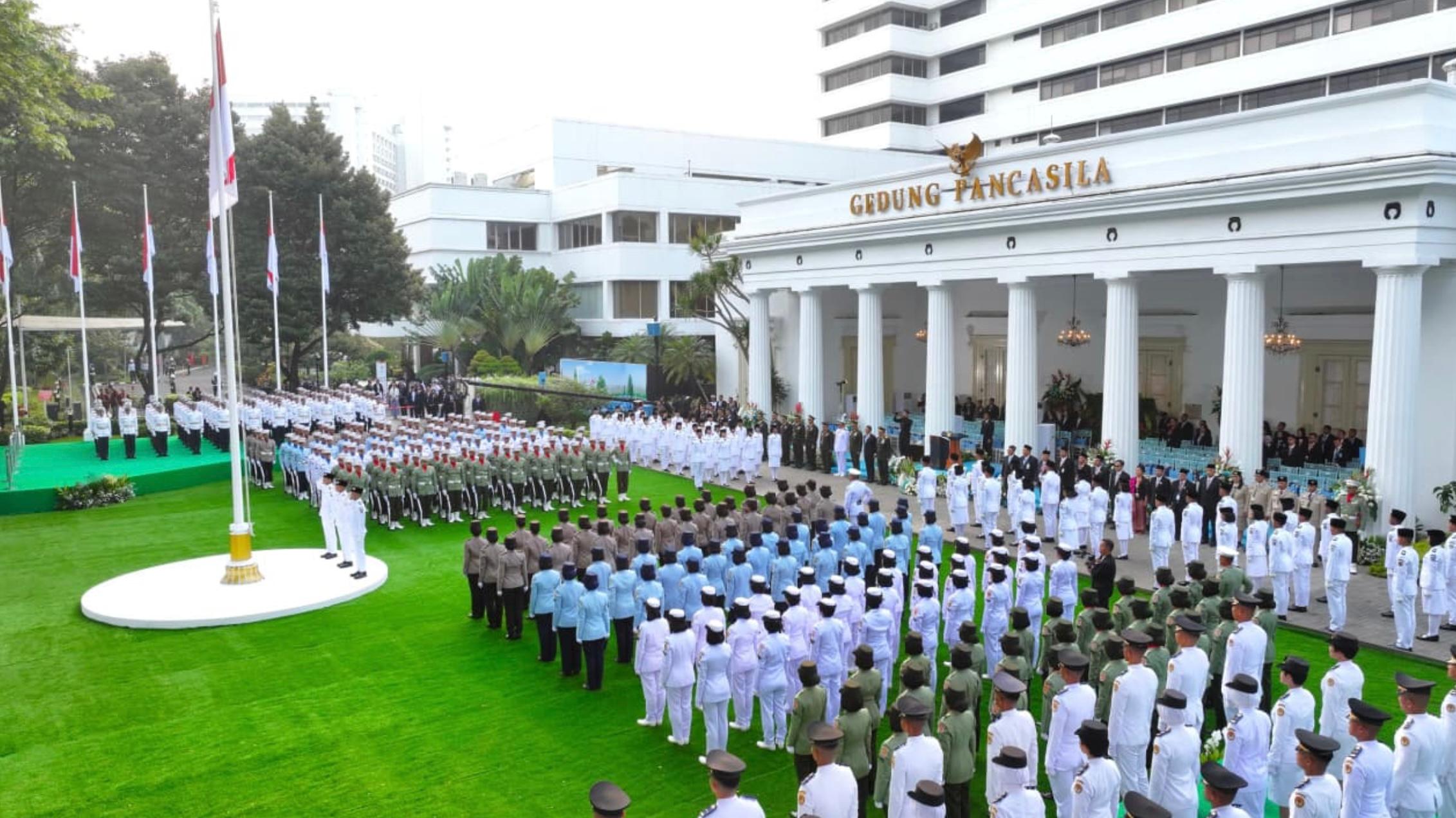 Upacara Hari Lahir Pancasila, Presiden Prabowo Tegaskan Pancasila sebagai Pedoman Kehidupan Berbangsa dan Bernegara