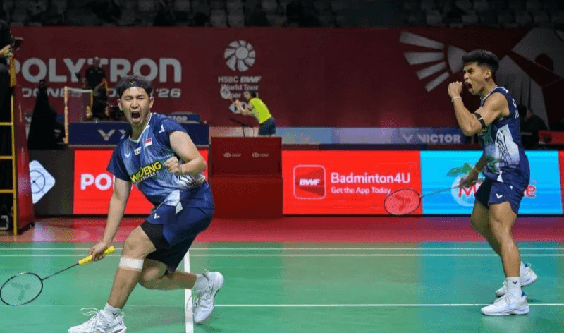 Sabar/Reza Lolos Dramatis ke 16 Besar Indonesia Open 2026, Siap Hadapi Ganda Muda Tiongkok