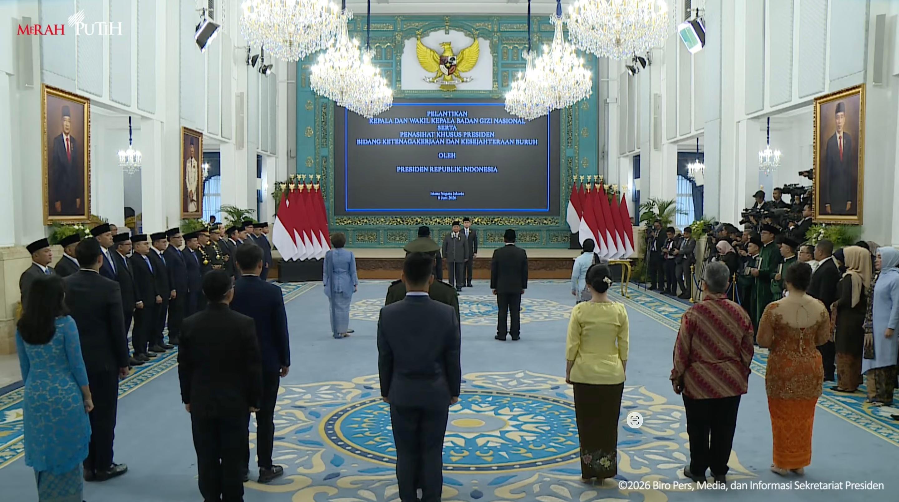 Presiden Prabowo Lantik Pejabat, Berikut Daftar Pejabat yang Dilantik
