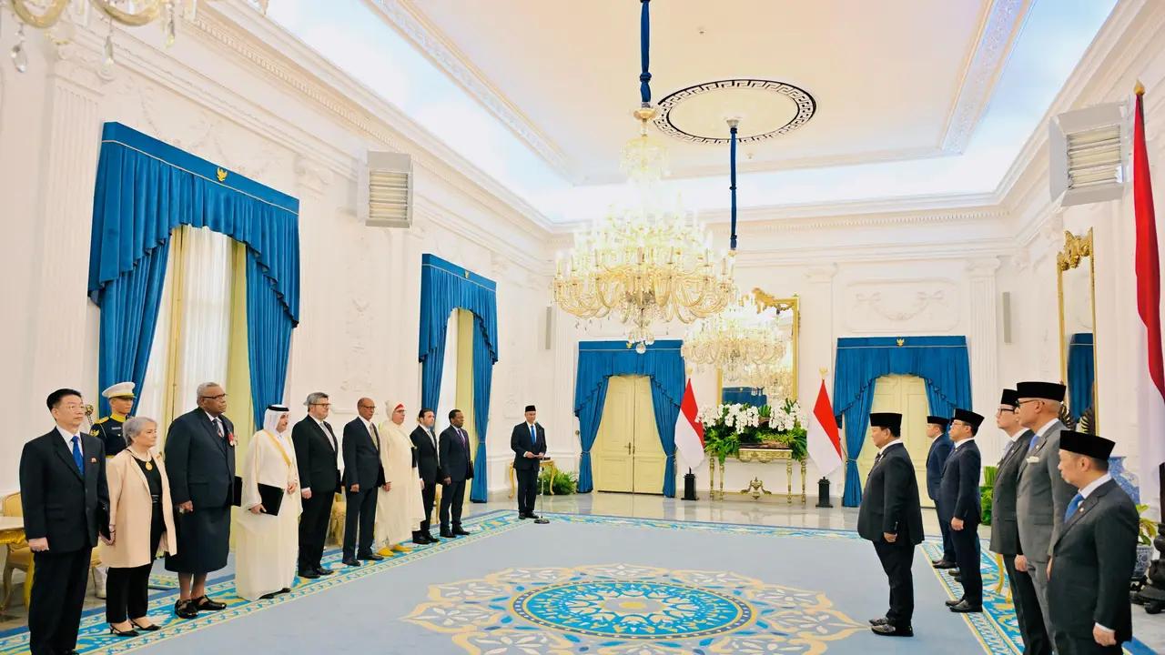 17 Duta Besar Negara Sahabat Kini Resmi Bertugas di Indonesia