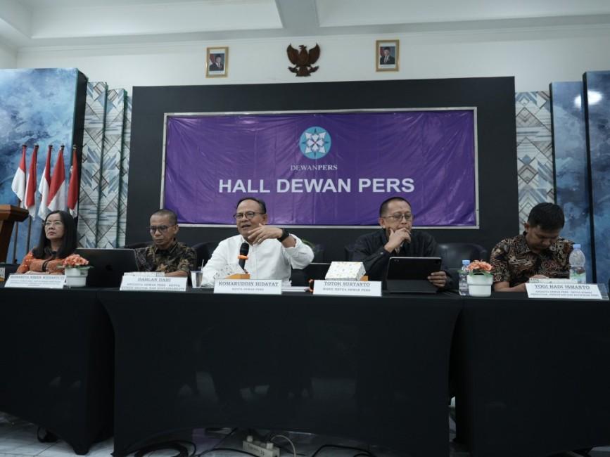 Penguatan Industri Media, Dewan Pers Matangkan Usulan RUU Hak Cipta