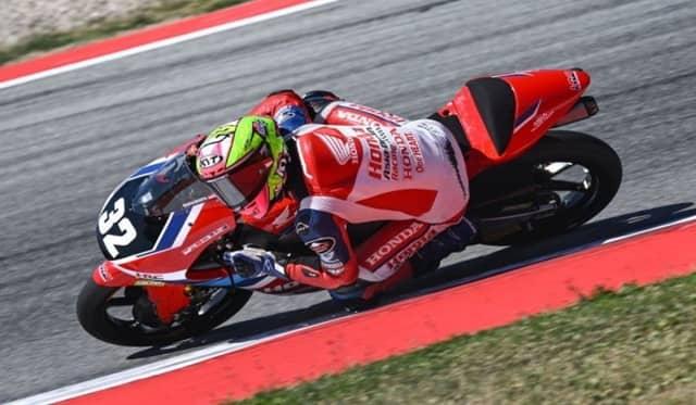 Pebalap Indonesia Muhammad Kiandra Ramadhipa Juara Moto3 Junior di Portugal