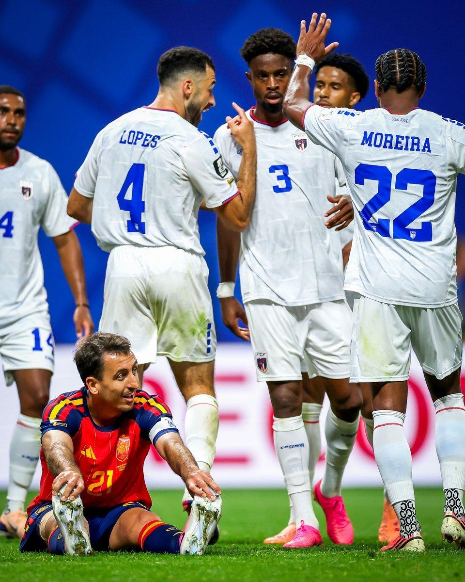 Tembok Kokoh Cape Verde Buat Spanyol Frustrasi, Laga Berakhir Kacamata - Foto 1