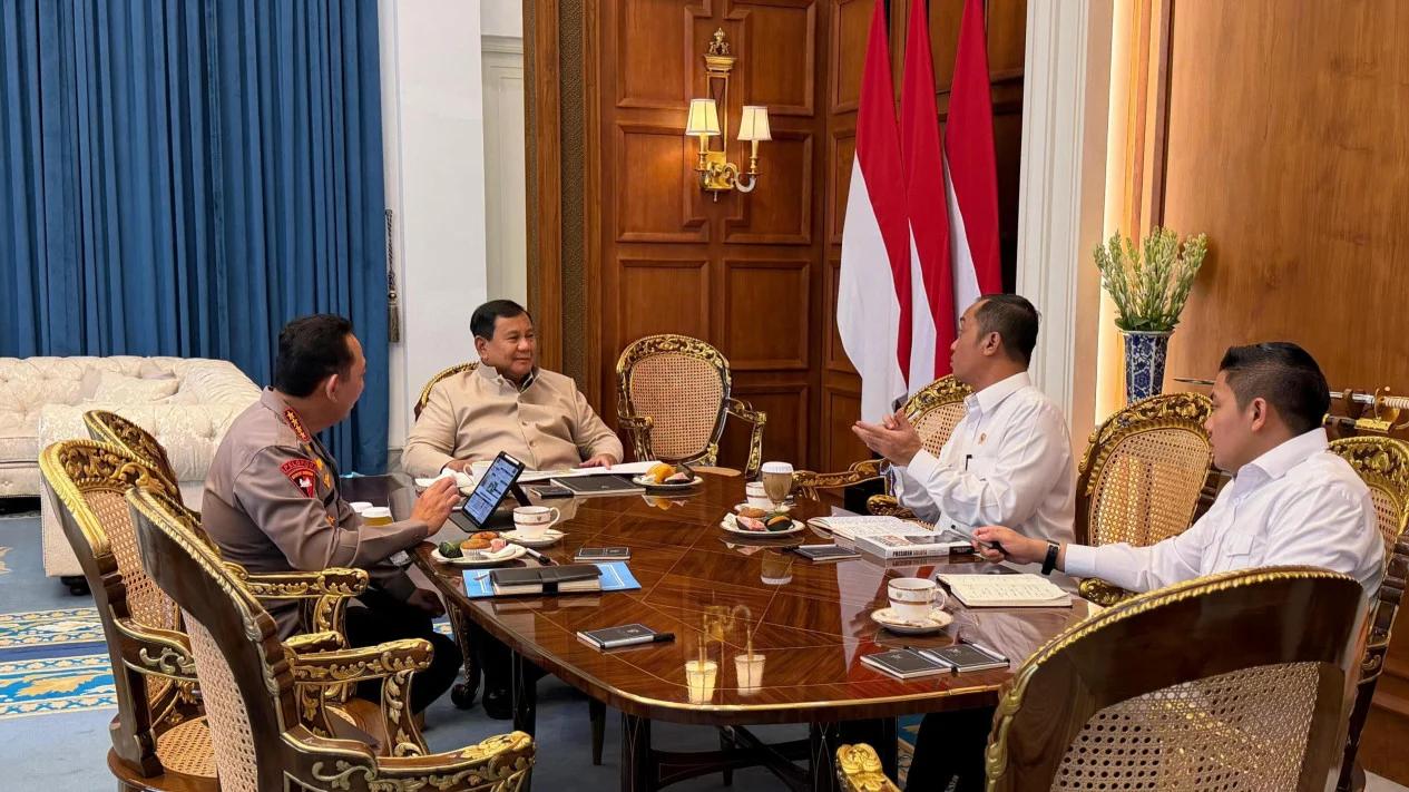 Bahas Kamtibnas hingga Hari Bhayangkara, Kapolri Bertemu Presiden Prabowo