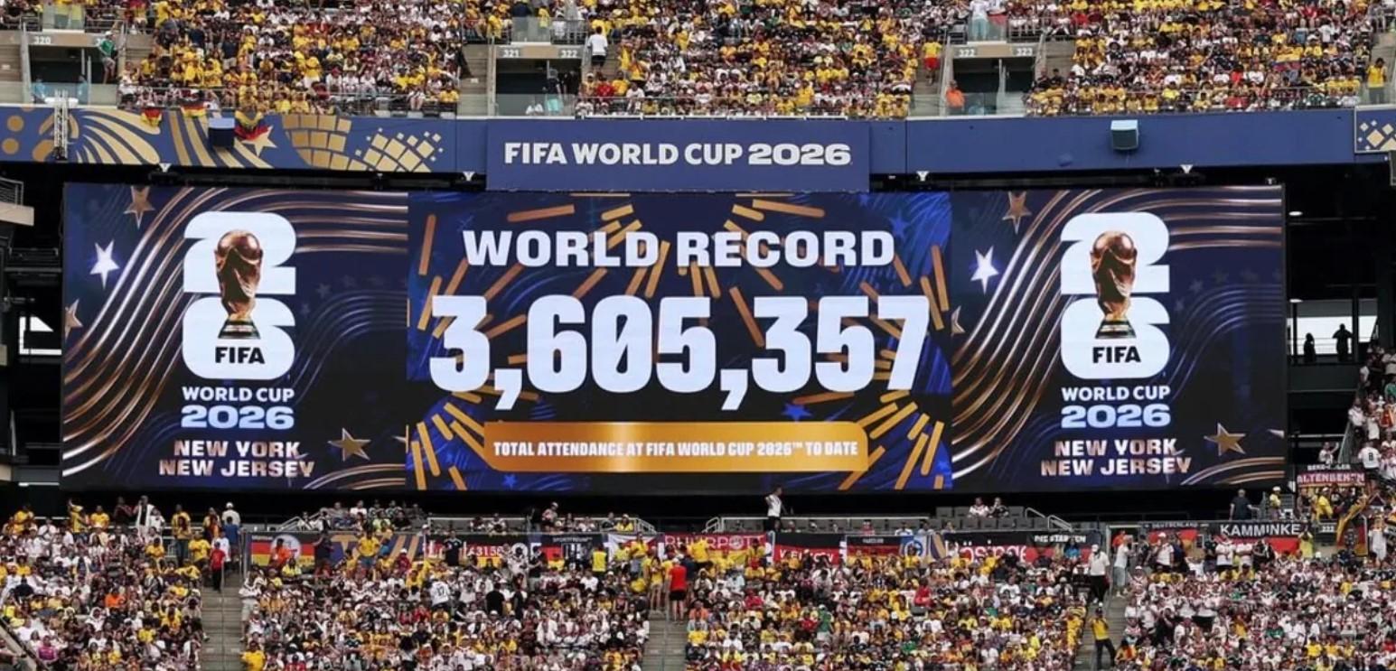 Piala Dunia 2026 Pecahkan Rekor Kehadiran Tertinggi Sepanjang Sejarah dengan 3,6 Juta Penonton