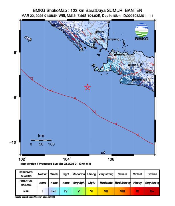 Gempa Pacitan Guncang Yogyakarta Malam Ini, BMKG: Tidak Berpotensi Tsunami