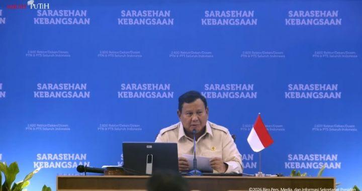 Prabowo Terima Aspirasi Rektor dan Ilmuwan, Siap Kaji Usulan Beasiswa Doktor hingga Penguatan Riset