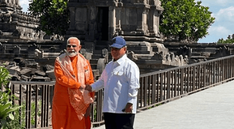 Disambut Tari Rama Sinta, Prabowo dan PM Modi Tiba di Prambanan Awali Kerja Sama Revitalisasi Candi