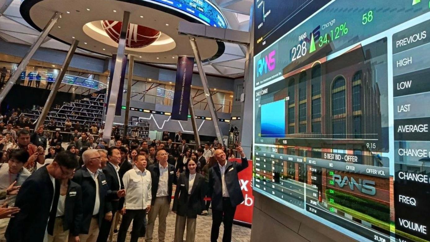 Resmi IPO, Saham Rans Entertainment Langsung Menyentuh Batas ARA