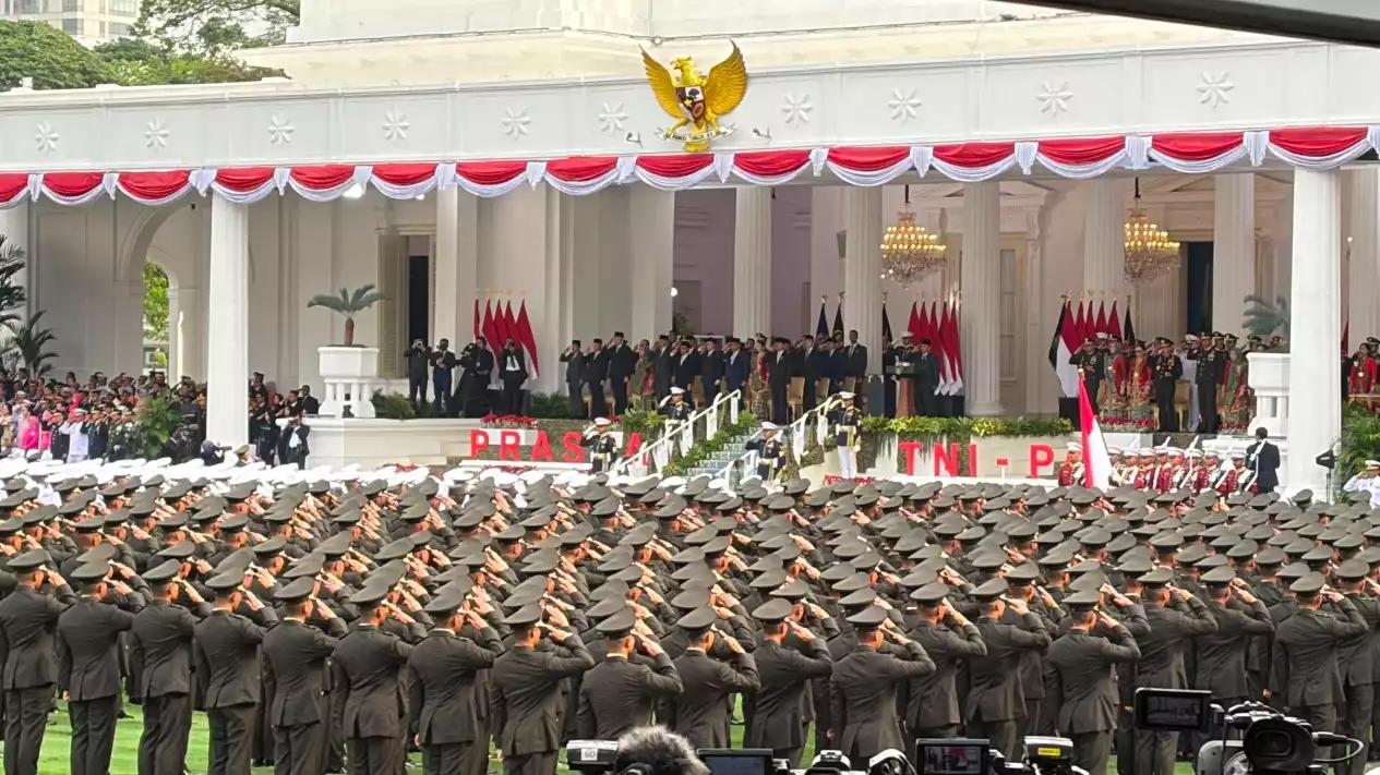 Upacara Prasetya Perwira 2026, Presiden Prabowo Lantik 1.177 Perwira Muda TNI dan Polri