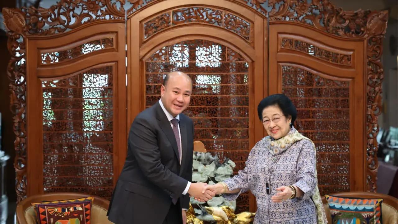Megawati Kenalkan Pancasila saat Terima Kunjungan Deputi PM Kamboja