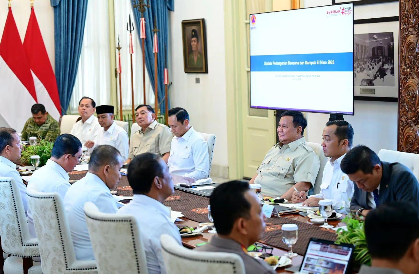 Presiden Prabowo Perintahkan Kementerian dan Lembaga untuk Antisipasi Kekeringan dan Karhutla Dampak El Nino