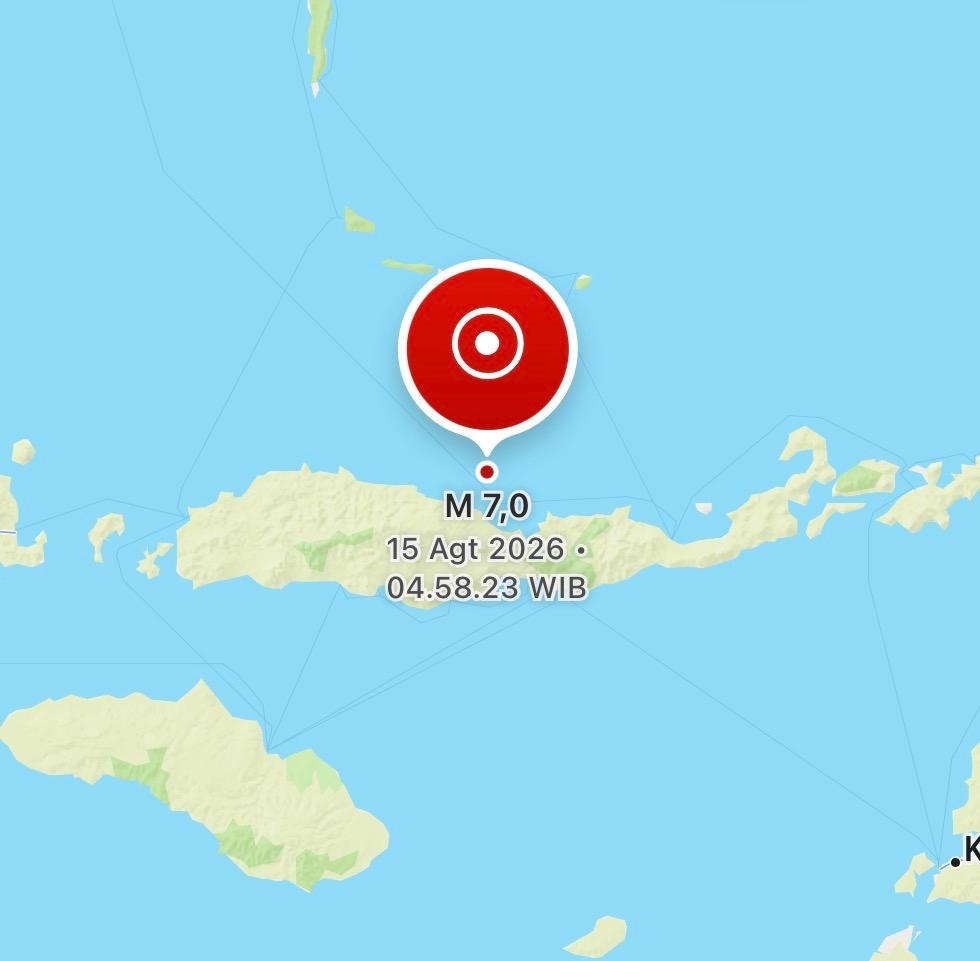 Gempa M7,7 Guncang NTT, BMKG Peringatkan Ancaman Tsunami hingga Sulsel