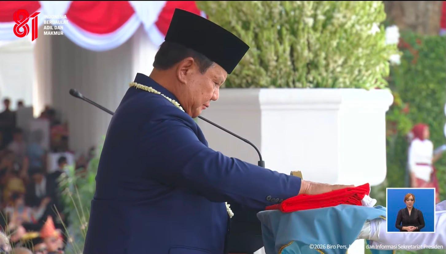 Resmi, Peringatan HUT Republik Indonesia ke 81: Prabowo Subianto Pimpin Upacara