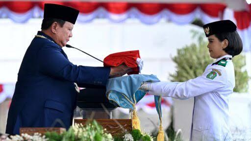 HUT ke-81 RI di Istana Berlangsung Khidmat, Prabowo Beri Apresiasi