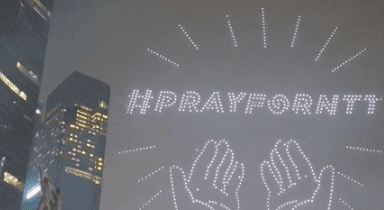 HUT ke-81 RI: Dari “Pray for NTT” di Langit Jakarta hingga Simpati Iran