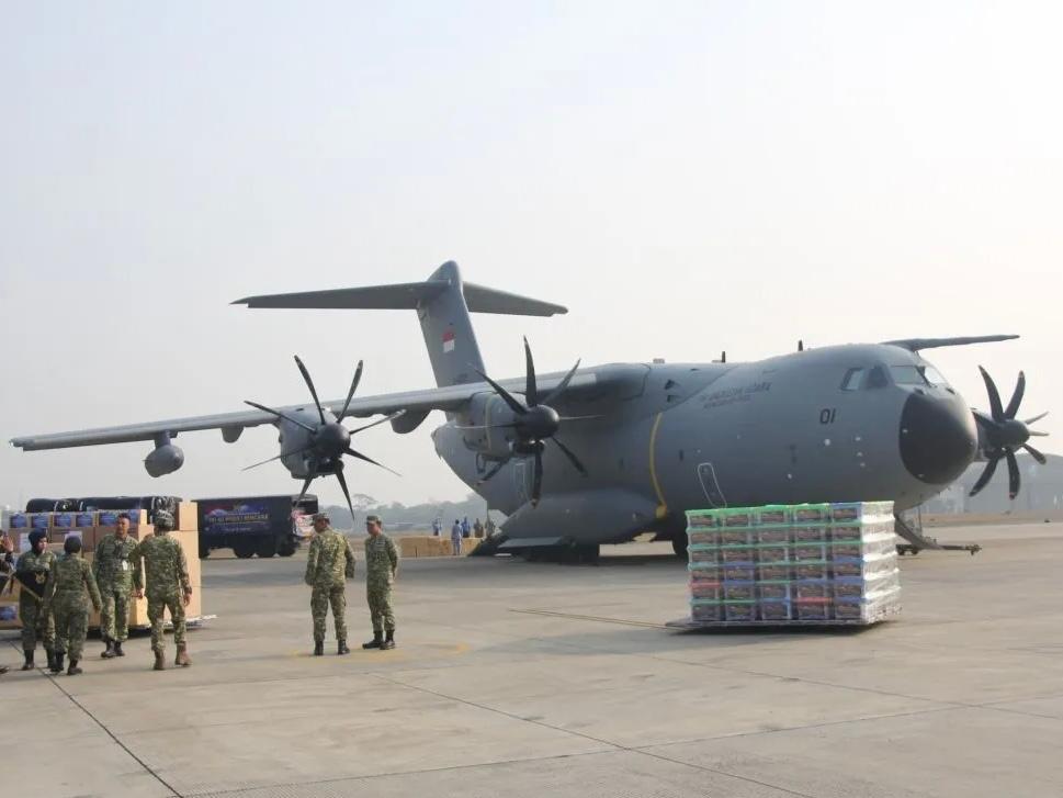 TNI AU Beri Bantuan Logistik Sejumlah 34,38 Ton, BNPB Siap Salurkan