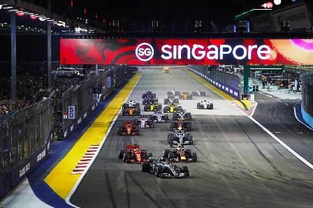 F1 Singapore Dibayangi Kabut Asap Karhutla Kalimantan