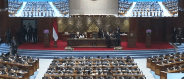 DPR Bahas RUU Perampasan Aset di Tengah Aksi Massa di Gedung Parlemen