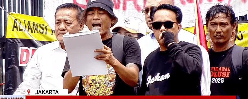 Demo RUU Perampasan Aset, Botok Bacakan Komitmen DPR: Sahkan Paling Lambat 15 Desember